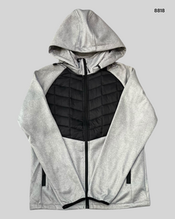 Chaqueta hibrida con felpa