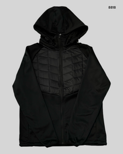 Chaqueta hibrida con felpa