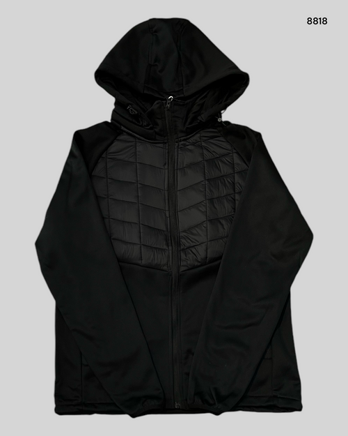 Chaqueta hibrida con felpa