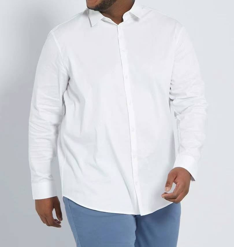 Camisa de algodón elástico