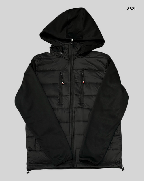 Chaqueta híbrida con felpa