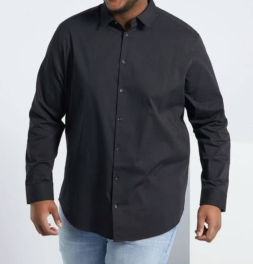 Camisa de algodón elástico
