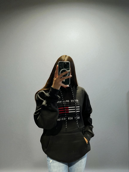 Sudadera con felpa por dentro
