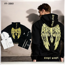 Sudadera de alas con cremallera