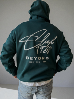 Sudadera oversized con diseño en la espalda